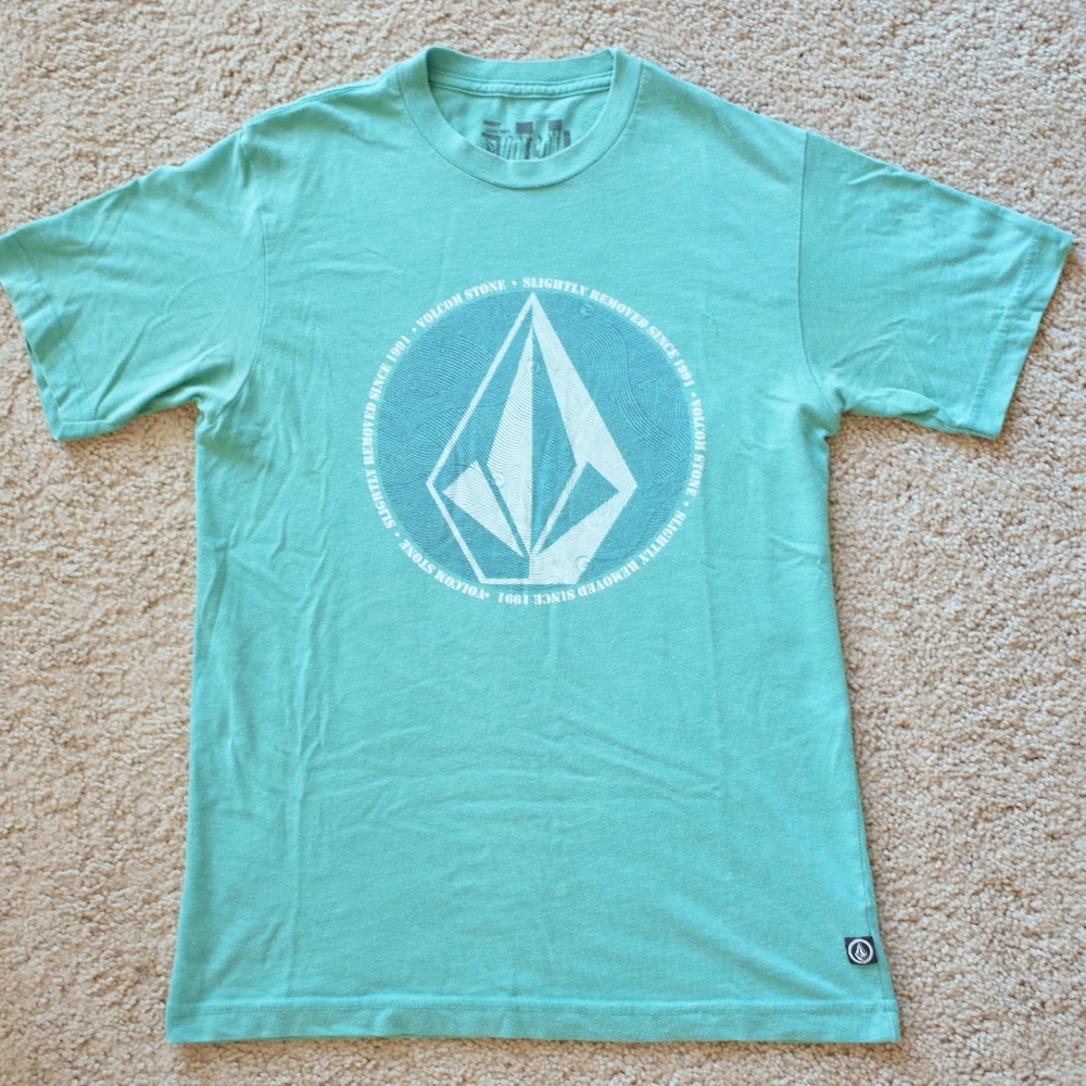 Men's Light Green Short Sleeve T Size Small